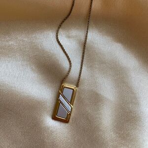 Authentic Christian Dior Tag Necklace